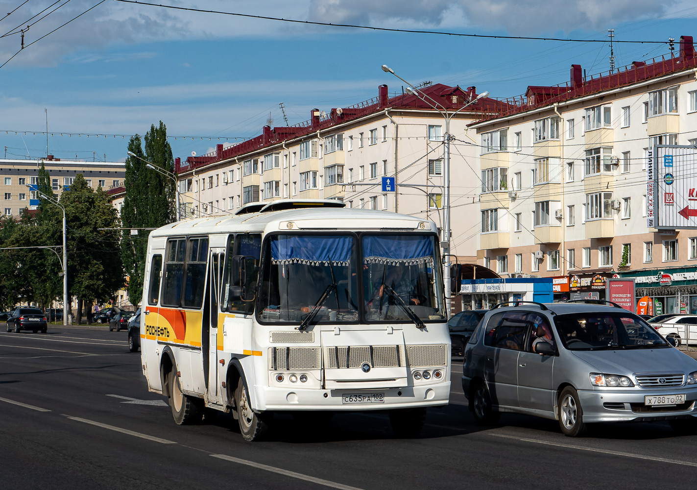 Башкортостан, ПАЗ-32053 № С 635 РА 102