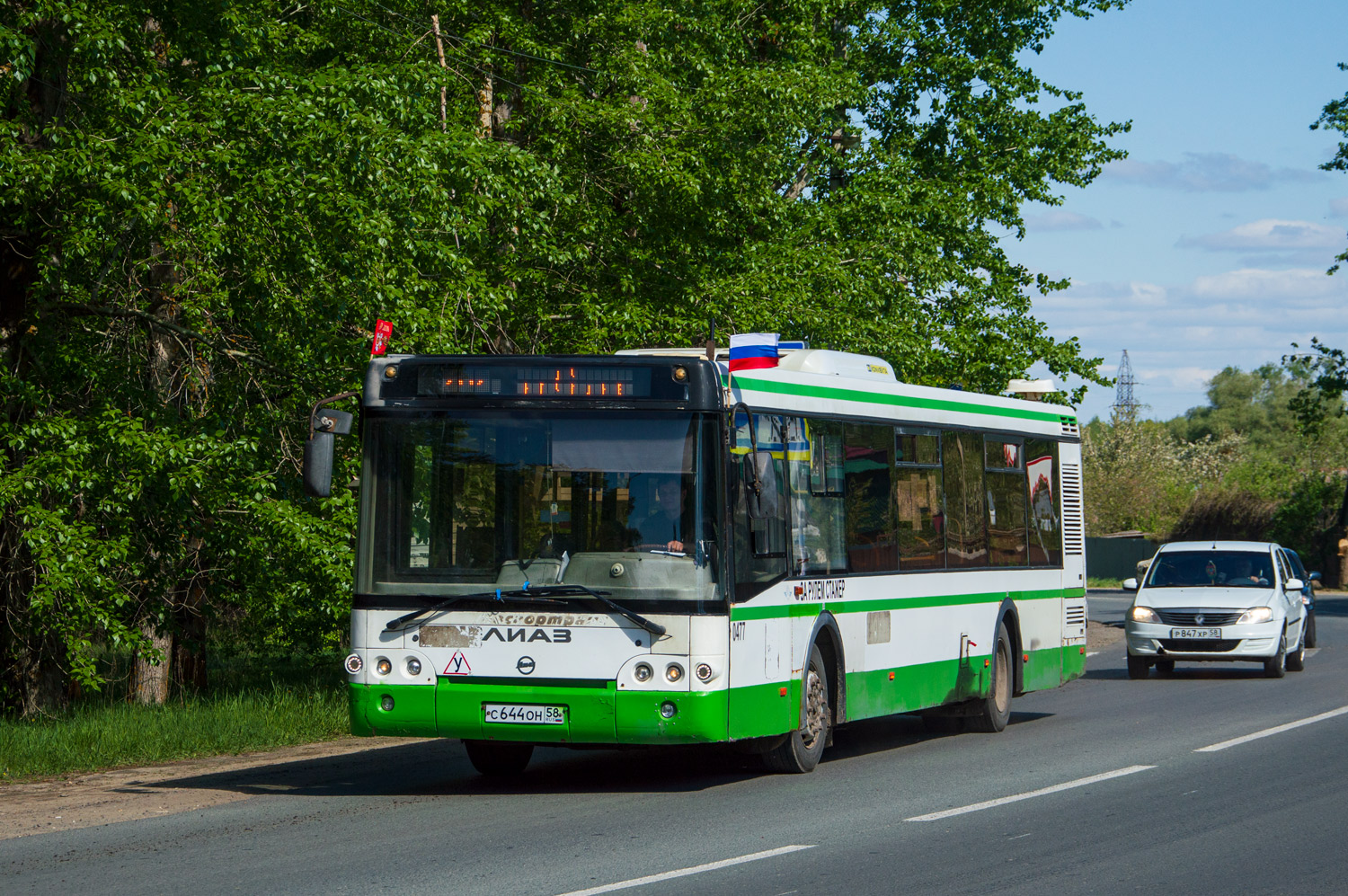 Penza region, LiAZ-5292.22-01 # 477