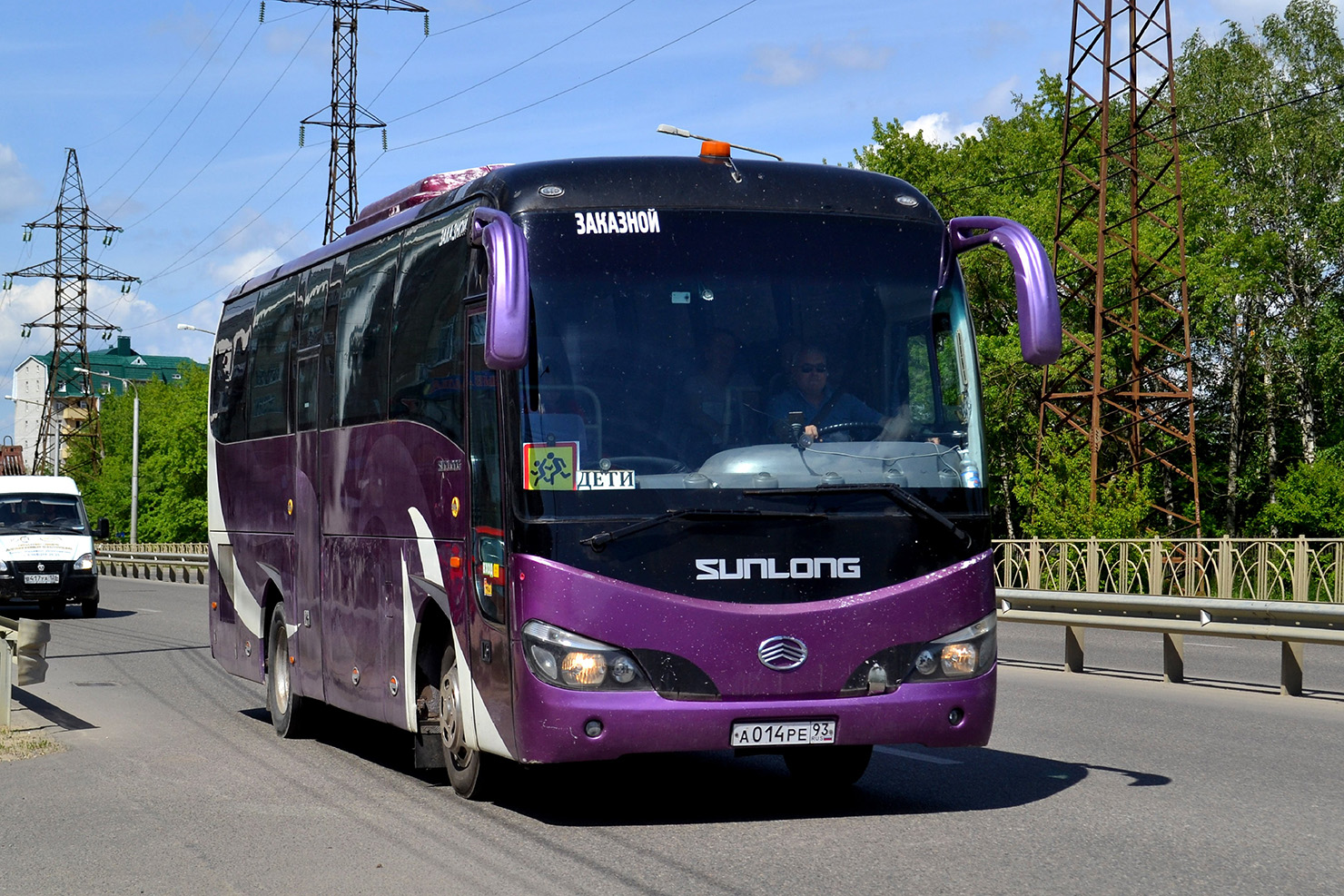 Ставропольский край, Sunlong SLK6931F1A № А 014 РЕ 93