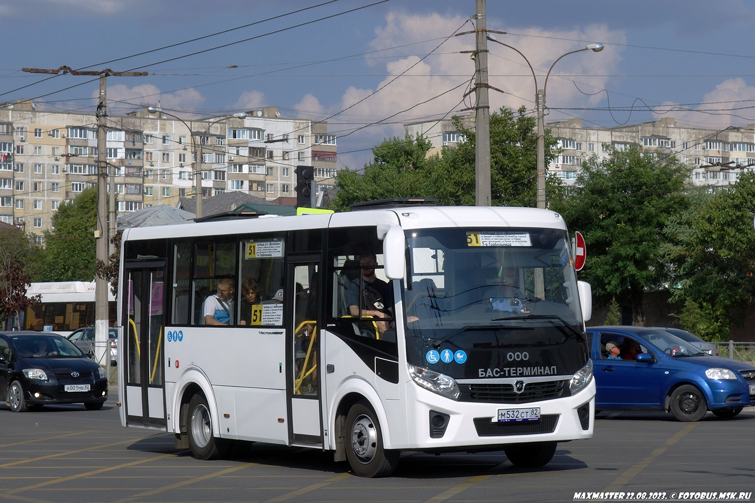 Республика Крым, ПАЗ-320436-04 "Vector Next" № М 532 СТ 82