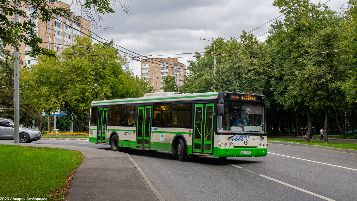 Москва, ЛиАЗ-5292.22 (2-2-2) № 040751