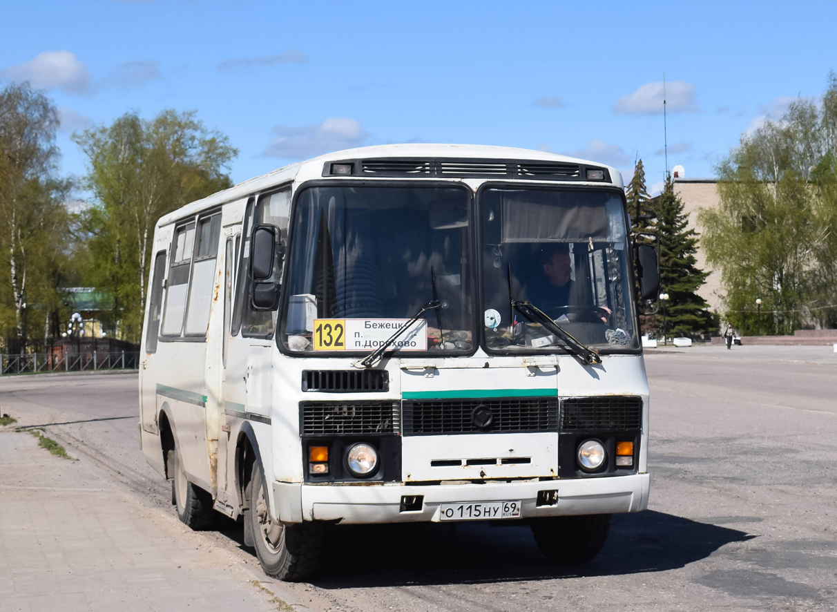 Тверская область, ПАЗ-3205-110 № О 115 НУ 69