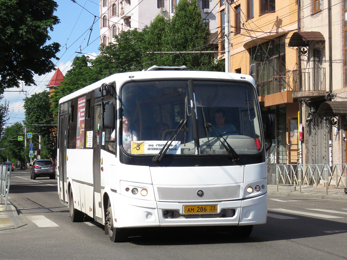 Краснодарский край, ПАЗ-320414-05 "Вектор" (1-2) № АМ 286 23