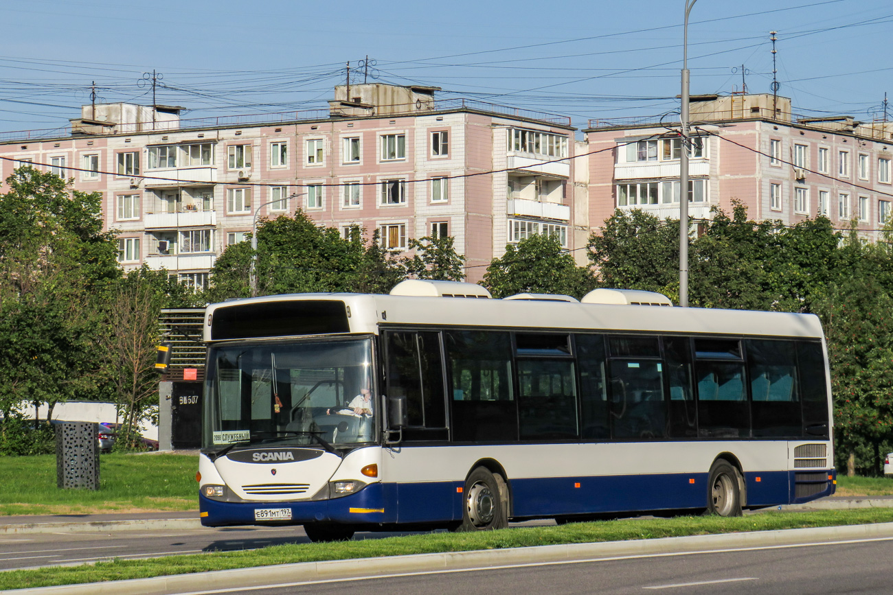 Москва, Scania OmniLink I (Скания-Питер) № Е 891 МТ 197 Москва, Scania OmniLink I (Скания-Питер) № Е 891 МТ 197