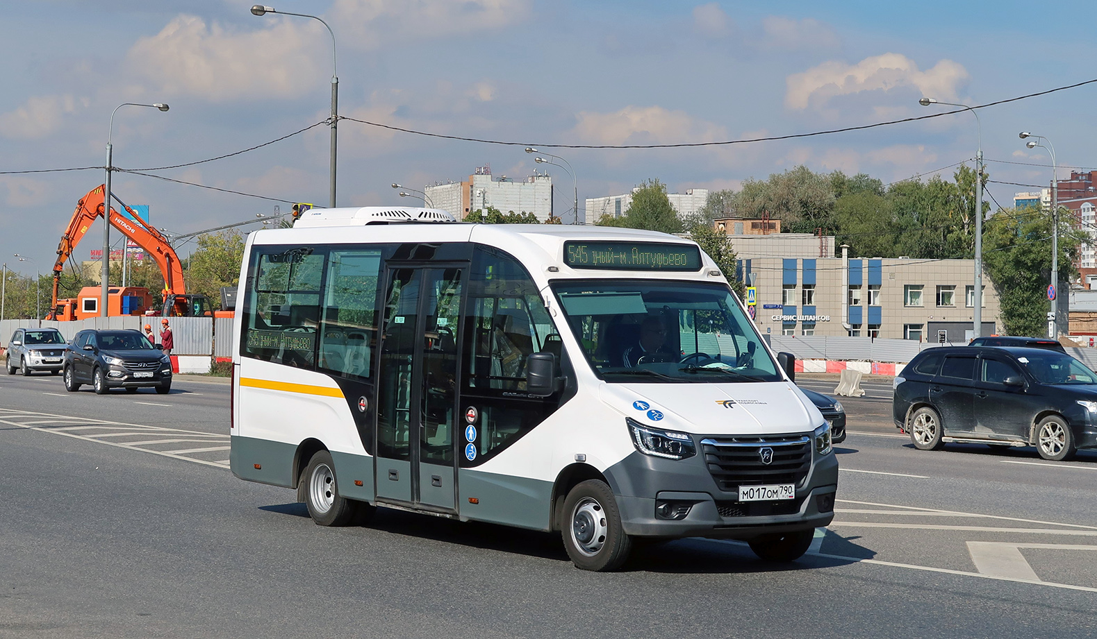 Московская область, ГАЗ-A68R52 City № М 017 ОМ 790