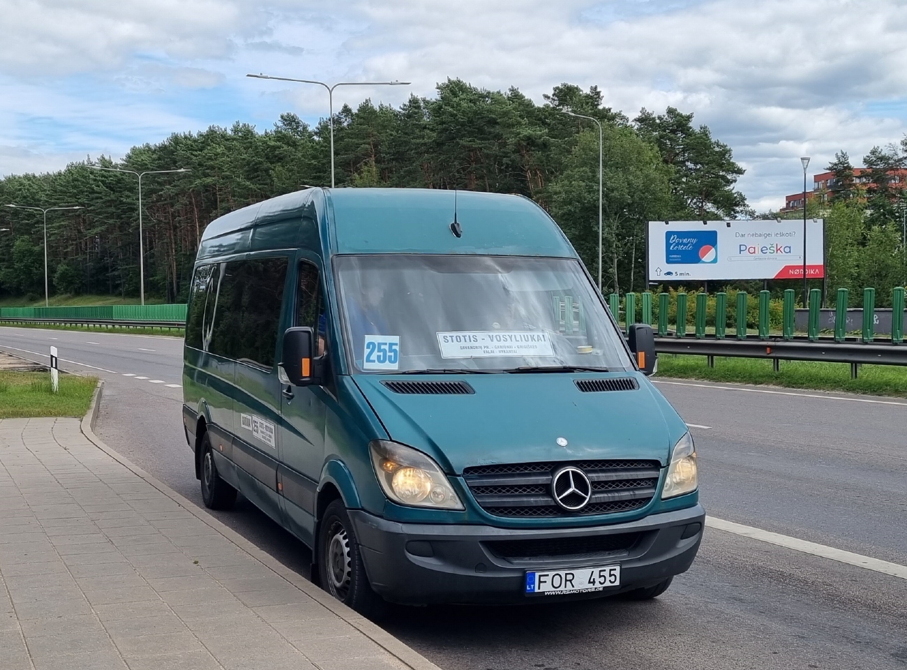 Литва, Mercedes-Benz Sprinter W906 311CDI № FOR 455