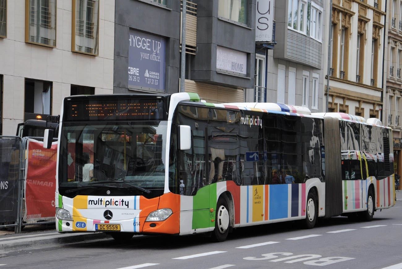Люксембург, Mercedes-Benz Citaro C2 G № 614