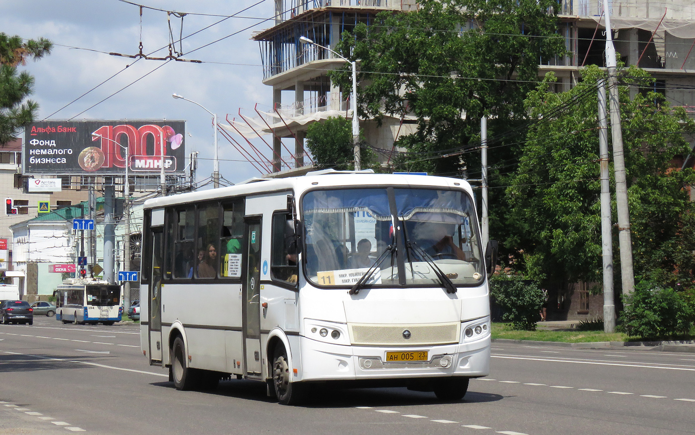 Краснодарский край, ПАЗ-320412-04 "Вектор" № АН 005 23
