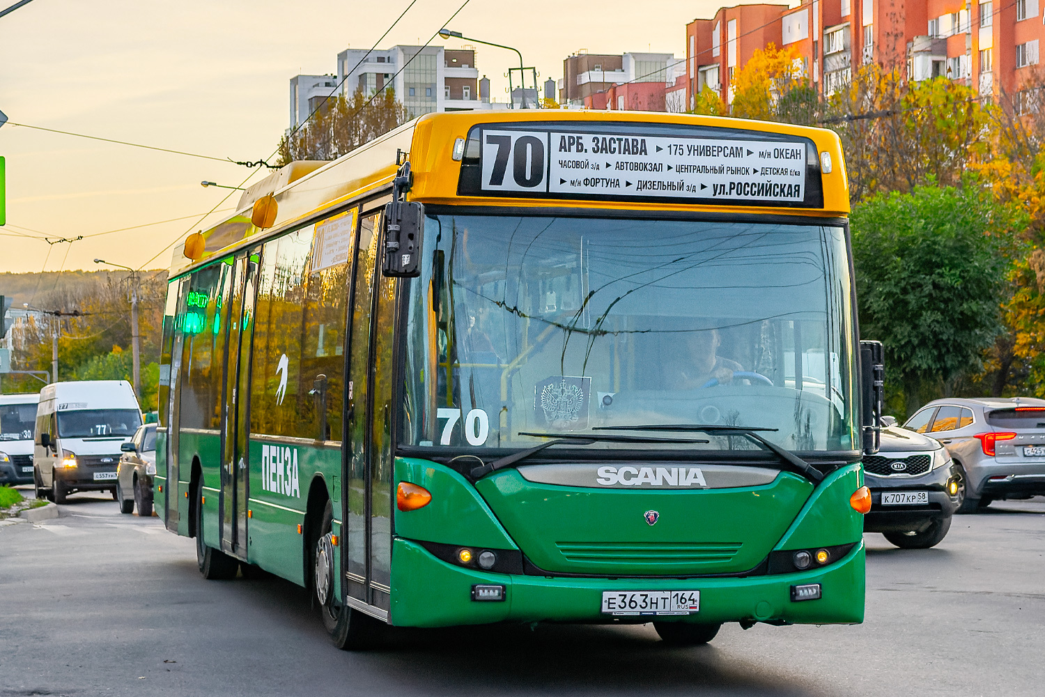 Пензенская область, Scania OmniLink II (Скания-Питер) № Е 363 НТ 164