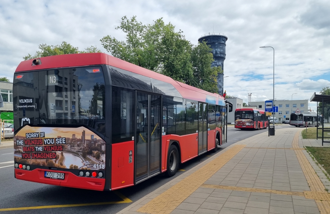 Литва, Solaris Urbino IV 12 № 4118; Литва, Solaris Urbino III 12 CNG № 953