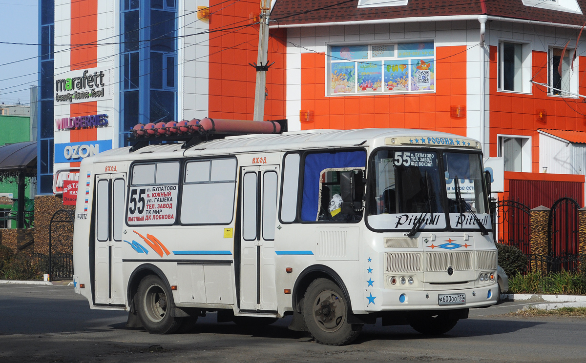 Омская область, ПАЗ-32054 № 3012