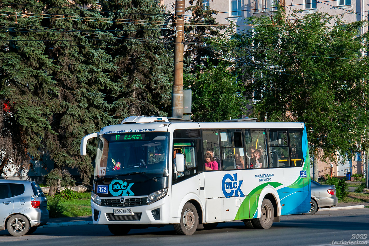 Омская область, ПАЗ-320435-04 "Vector Next" № 372 Омская область, ПАЗ-320435-04 "Vector Next" № 372