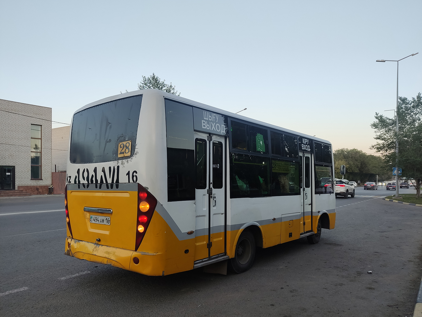 Абайская область, Dongfeng BWC6665GA5 (Qilu/СемАЗ) № 494 AW 16