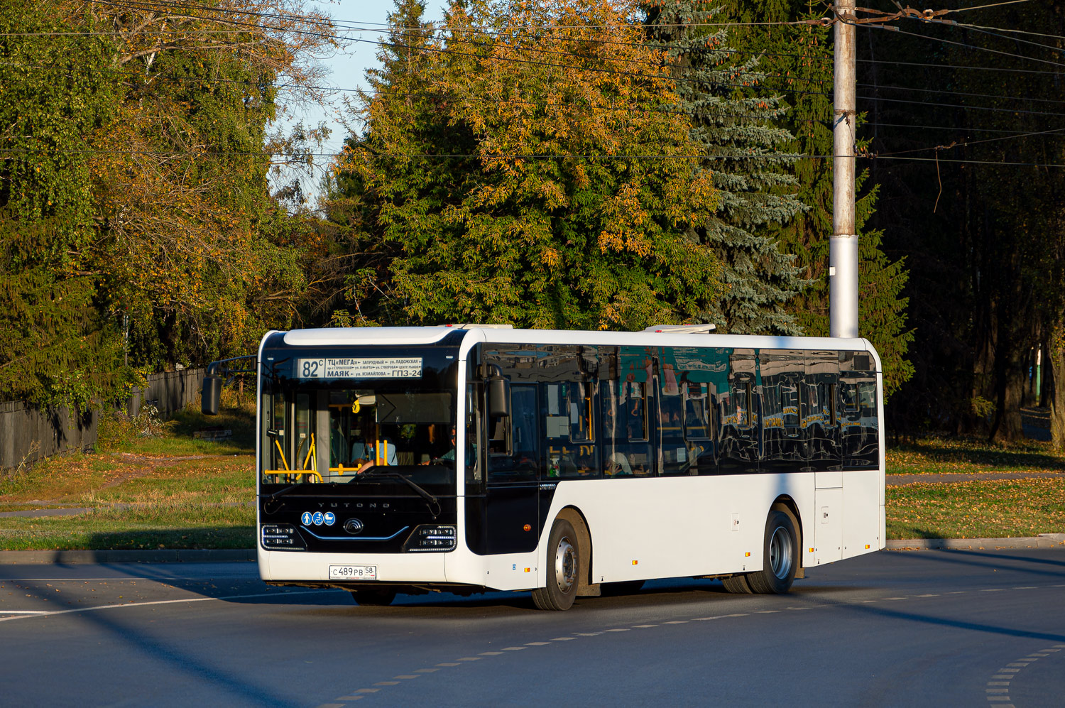 Пензенская область, Yutong ZK6116HG № С 489 РВ 58