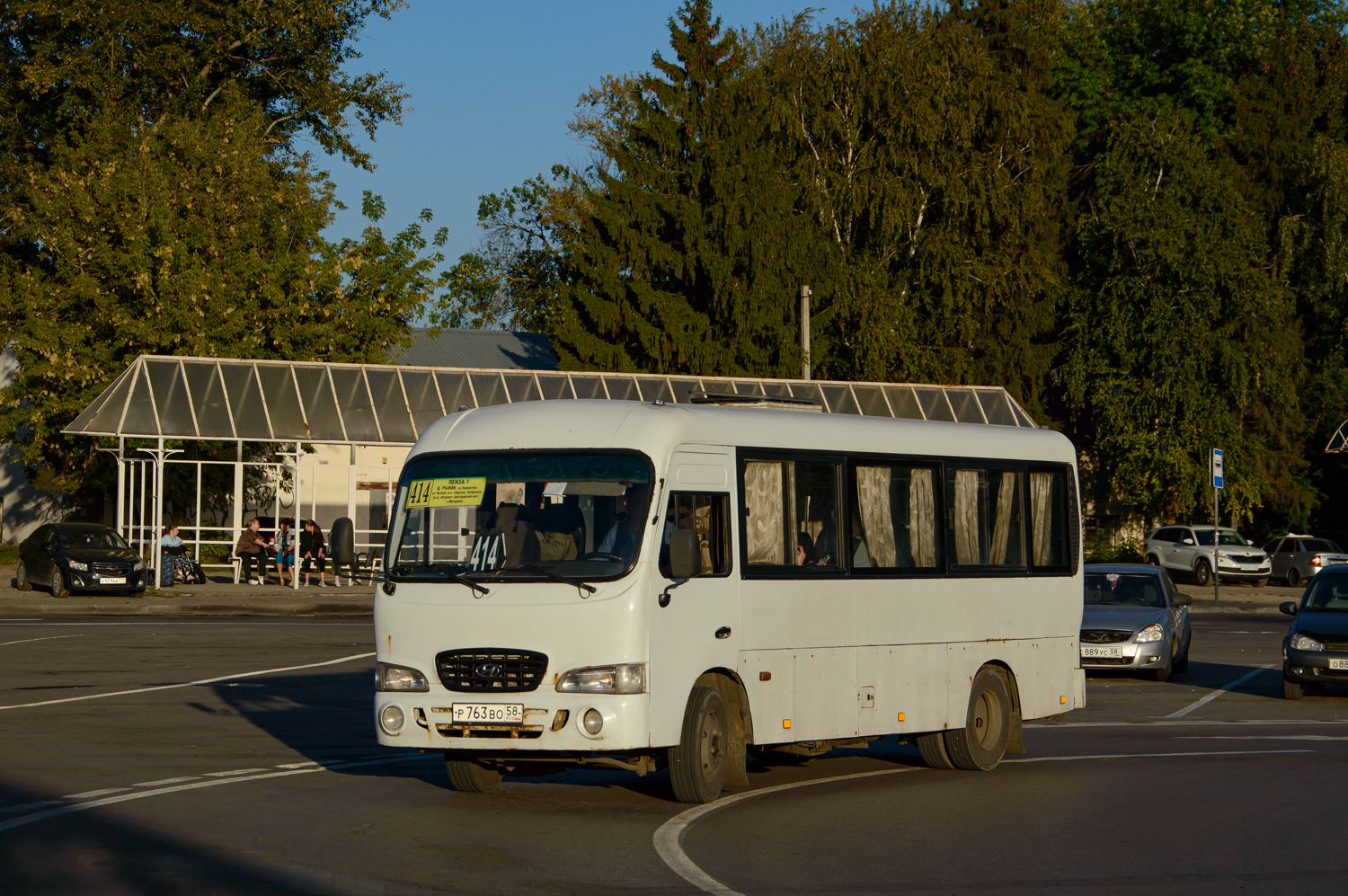 Пензенская область, Hyundai County LWB C11 (ТагАЗ) № Р 763 ВО 58