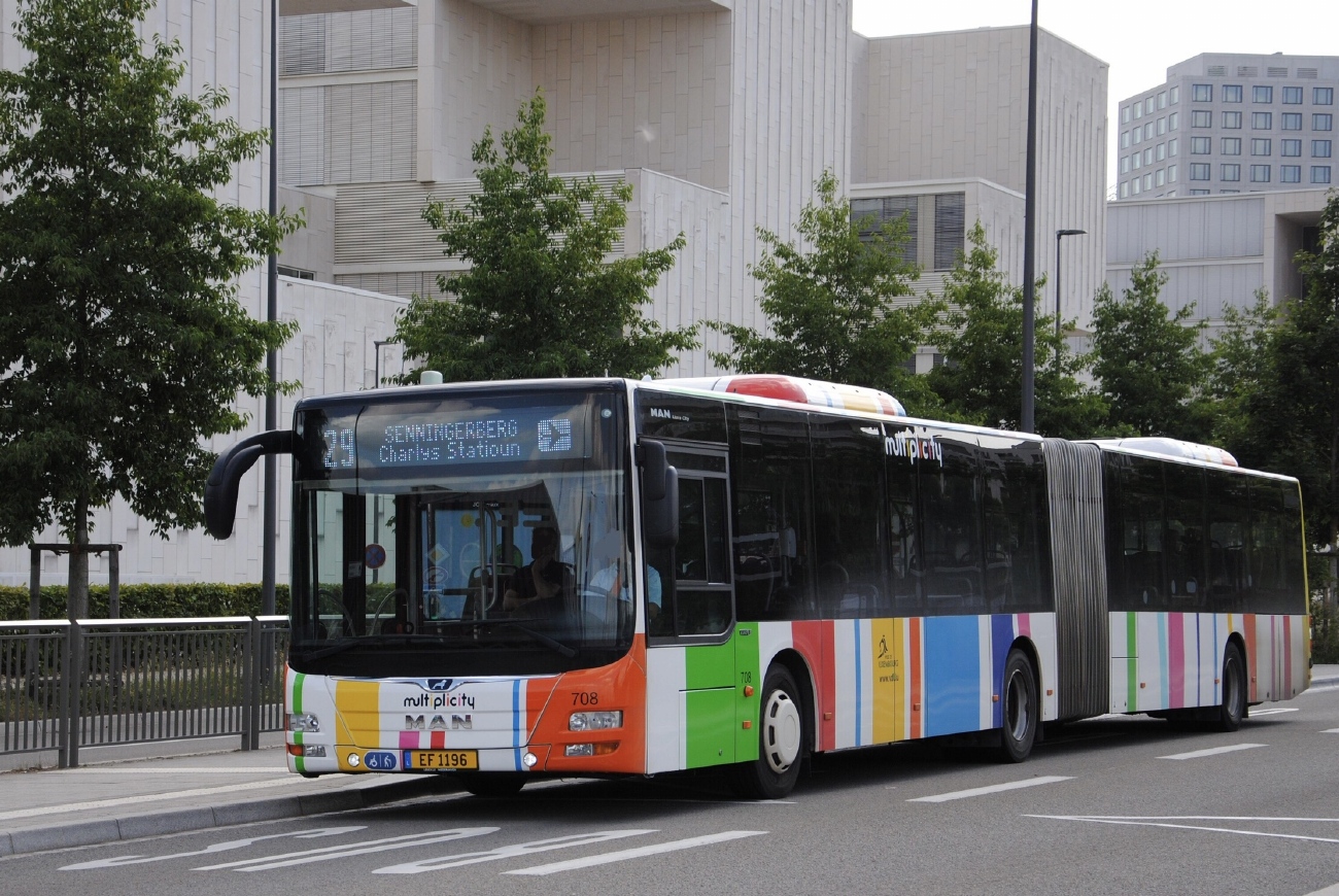 Люксембург, MAN A23 Lion's City G NG363 № 708