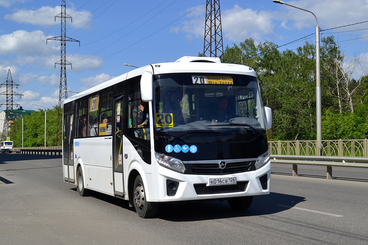 Ставропольский край, ПАЗ-320415-04 "Vector Next" № К 016 СВ 126