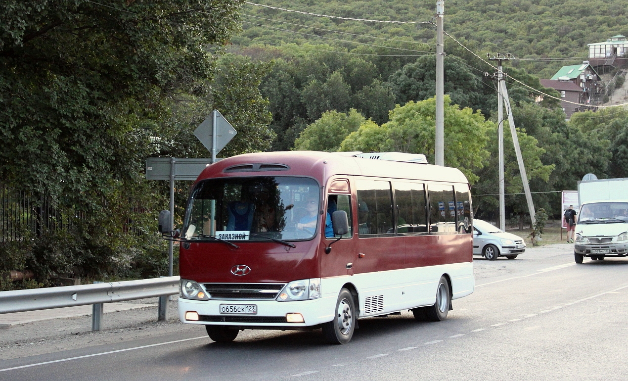 Краснодарский край, Hyundai County Kuzbass № О 656 СК 123