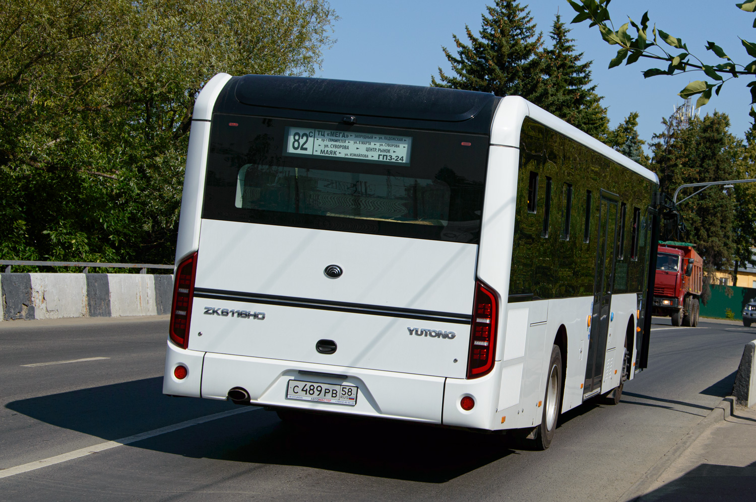 Пензенская область, Yutong ZK6116HG № С 489 РВ 58