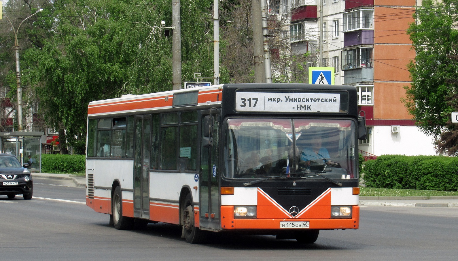 Липецкая область, Mercedes-Benz O405N2 № Н 115 ОВ 48