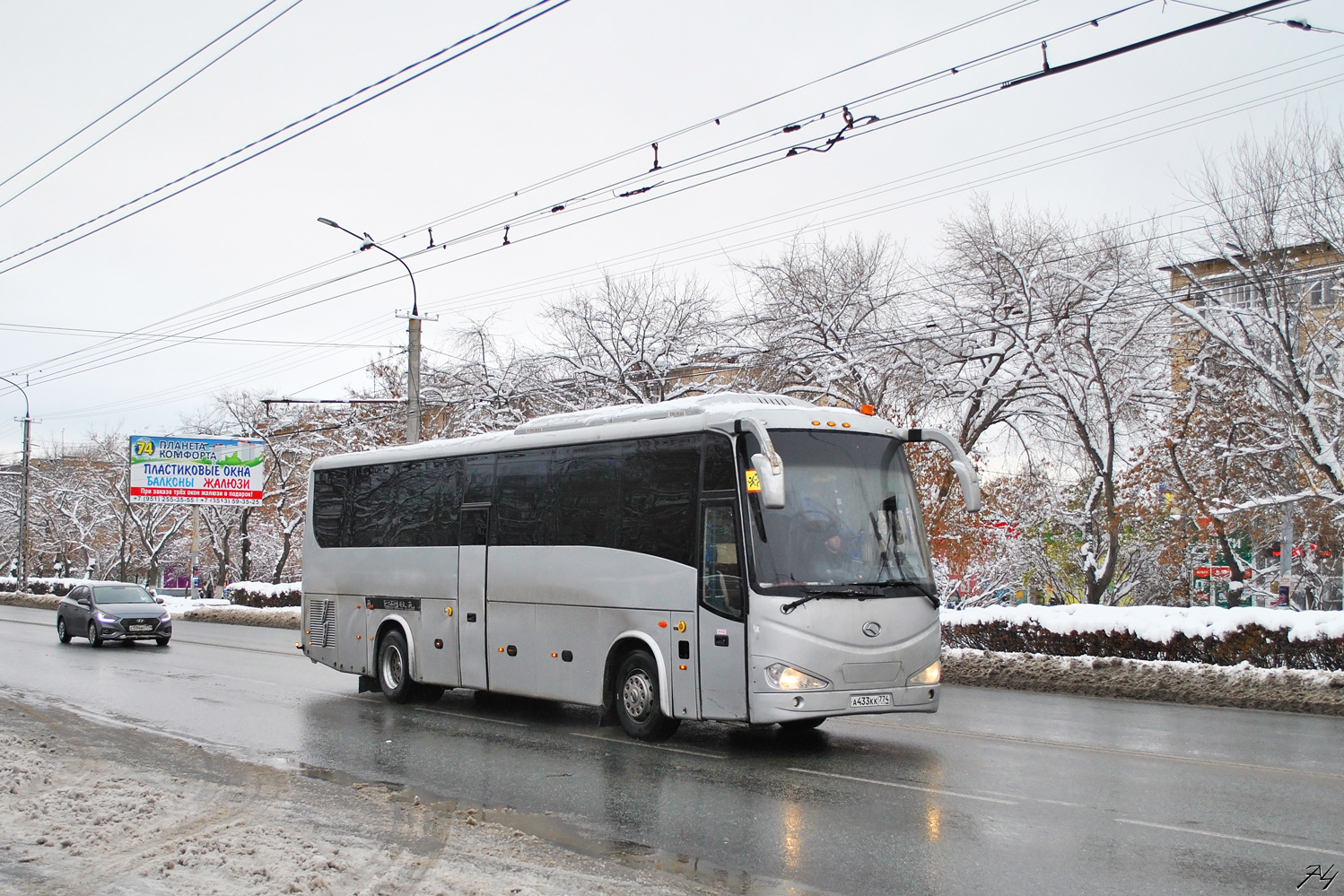 Челябинская область, King Long XMQ6127C № А 433 КК 774