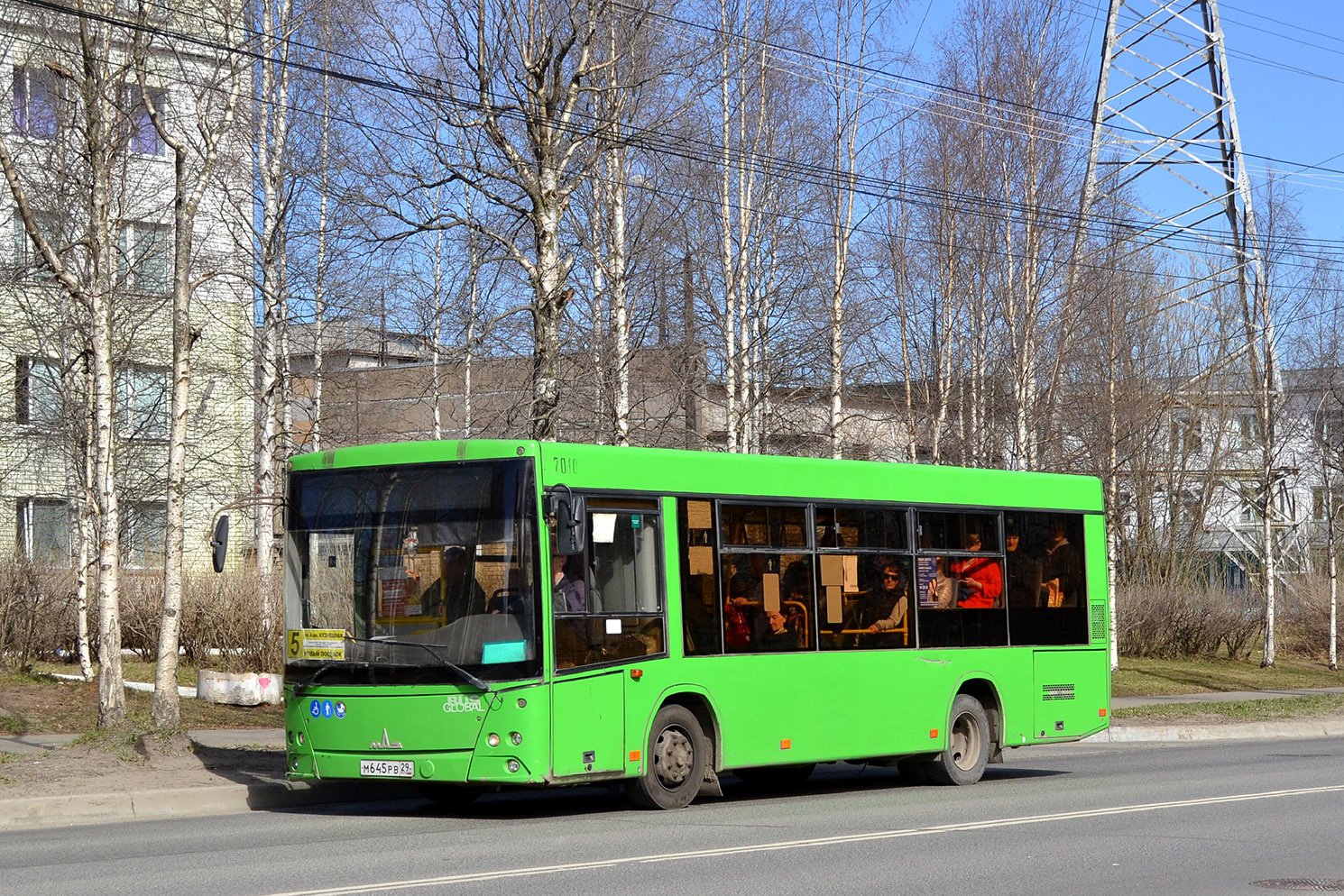 Архангельская область, МАЗ-206.086 № 7010
