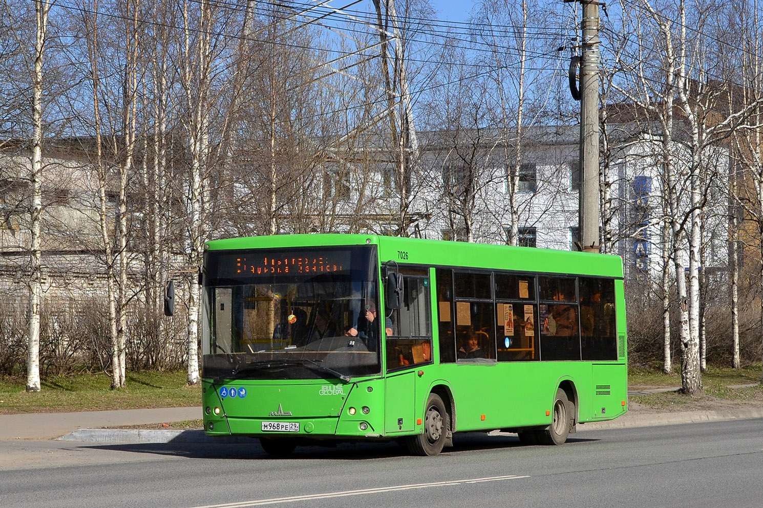 Архангельская область, МАЗ-206.086 № 7026