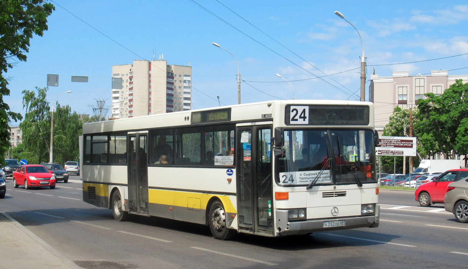 Липецкая область, Mercedes-Benz O405 № Н 352 ОЕ 48