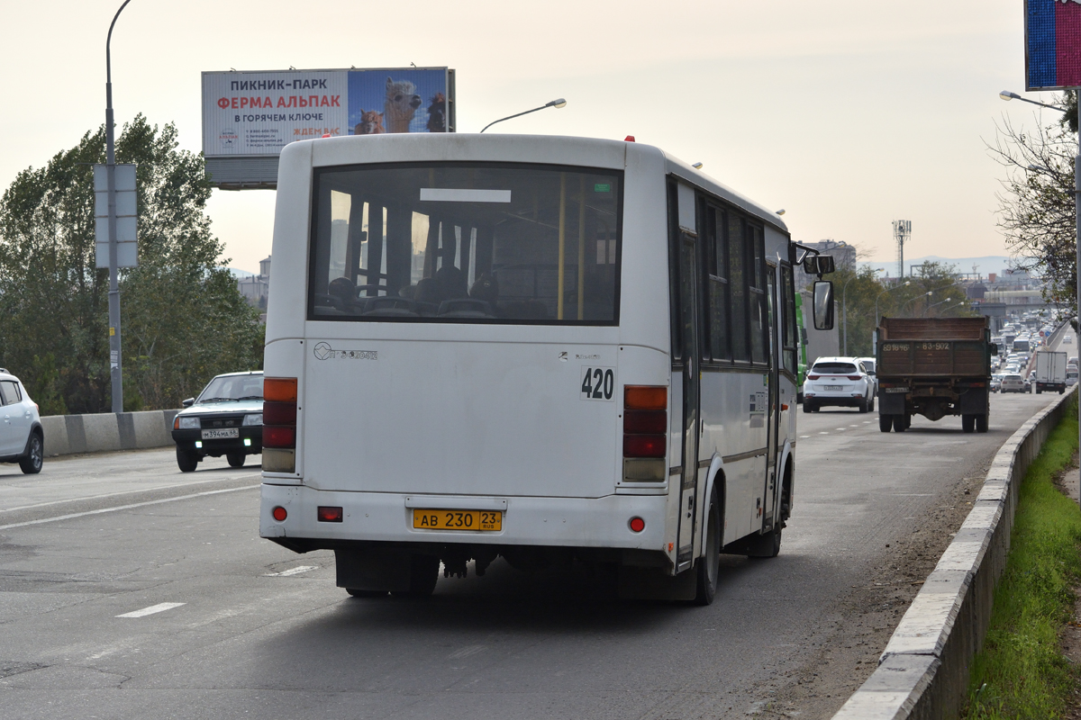 Краснодарский край, ПАЗ-320412-05 № АВ 230 23