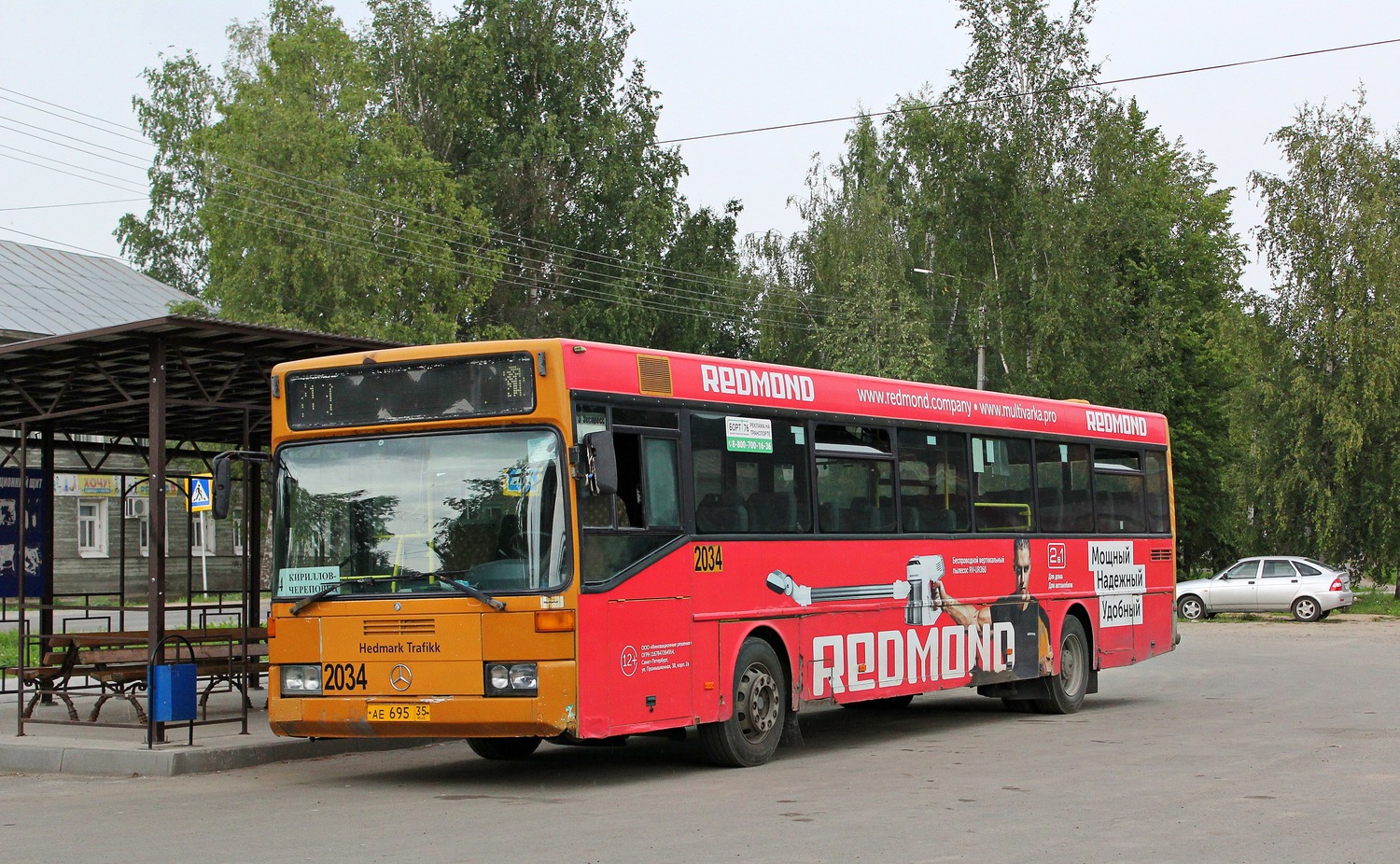 Вологодская область, Mercedes-Benz O407 № 2034