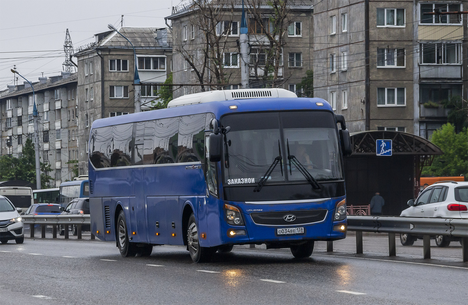 Иркутская область, Hyundai Universe Space Luxury № О 034 ВЕ 138