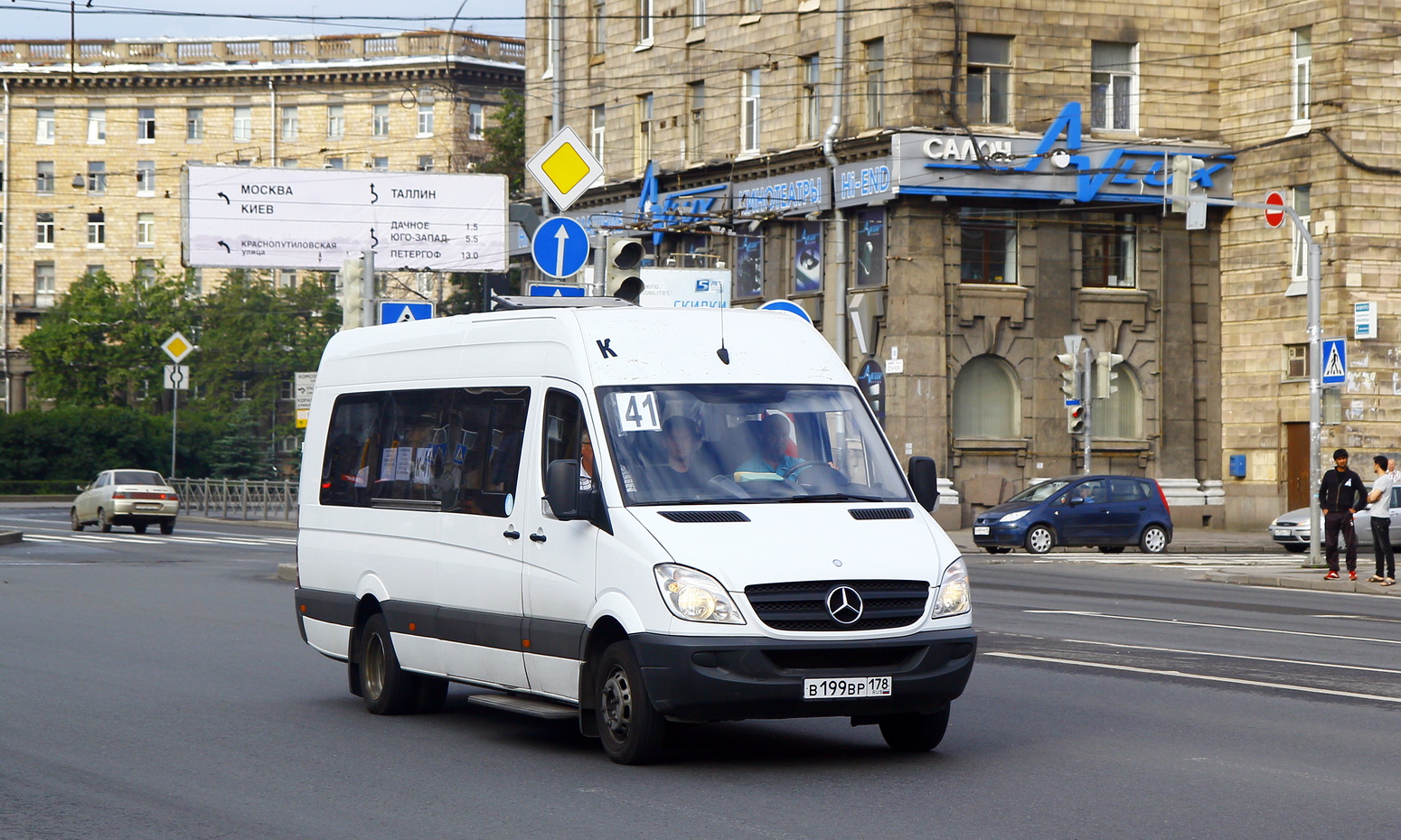 Санкт-Петербург, Луидор-22360C (MB Sprinter) № В 199 ВР 178