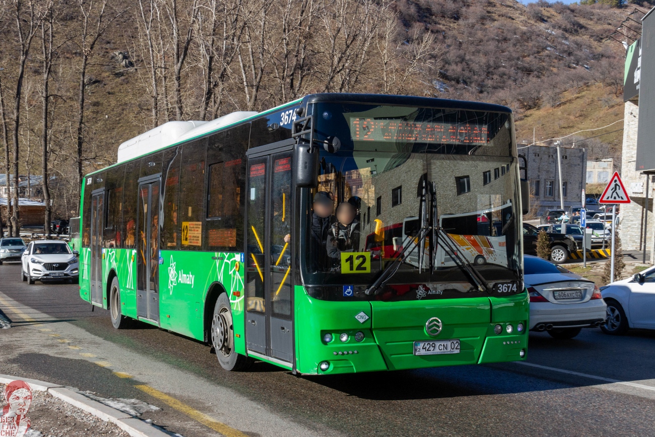 Almaty, Golden Dragon XML6125CN (Hyundai Trans Auto) # 3674