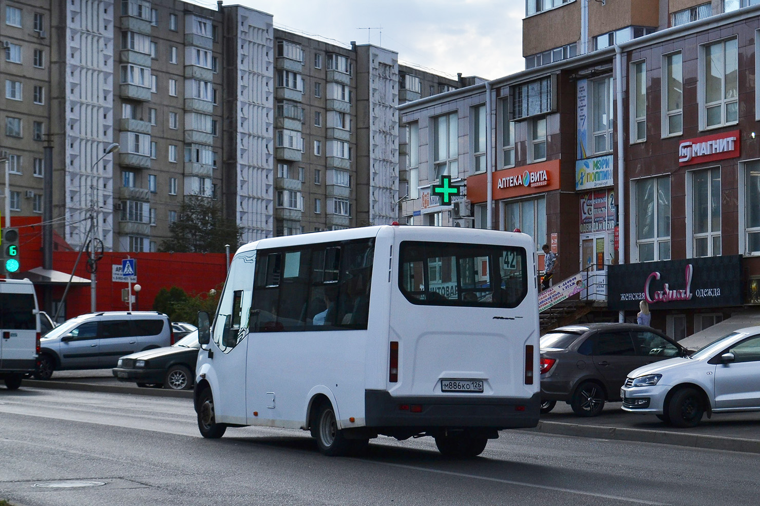 Ставропольский край, ГАЗ-A64R42 Next № М 886 КО 126