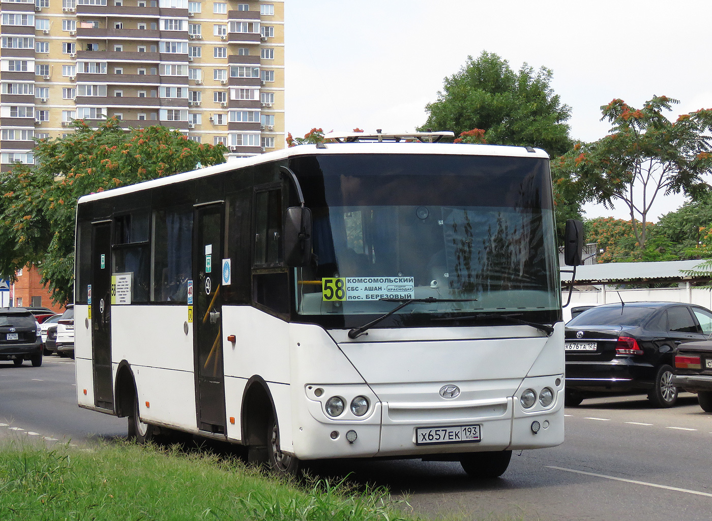 Краснодарский край, Hyundai County Kuzbas HDU2 № Х 657 ЕК 193