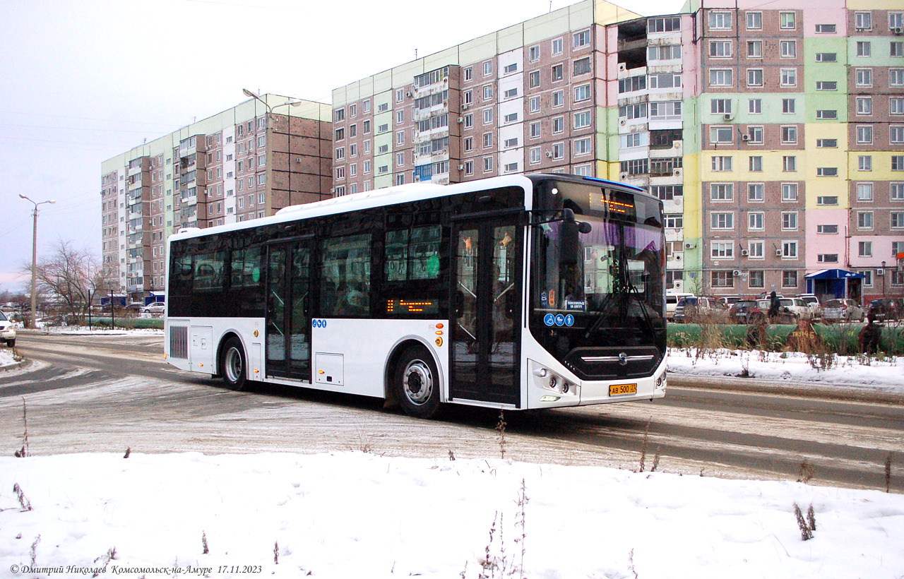 Хабаровский край, Zhong Tong LCK6105HG № АВ 500 27