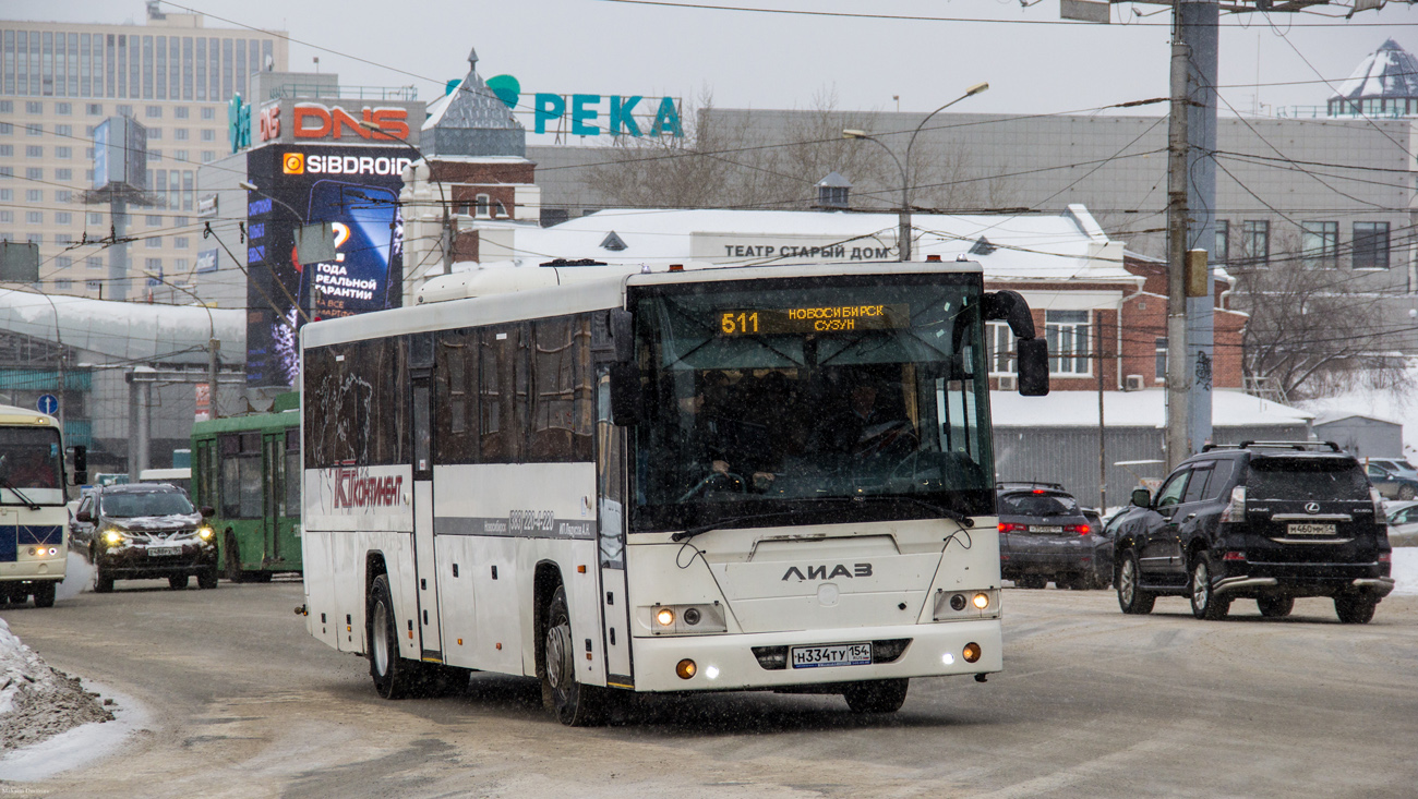 Новосибирская область, ЛиАЗ-525110-10 № Н 334 ТУ 154