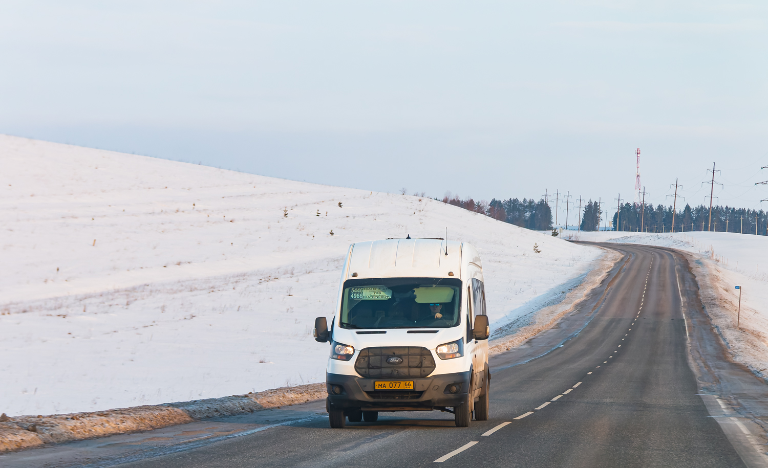 Свердловская область, Ford Transit FBD [RUS] (X2F.ESG.) № МА 077 66