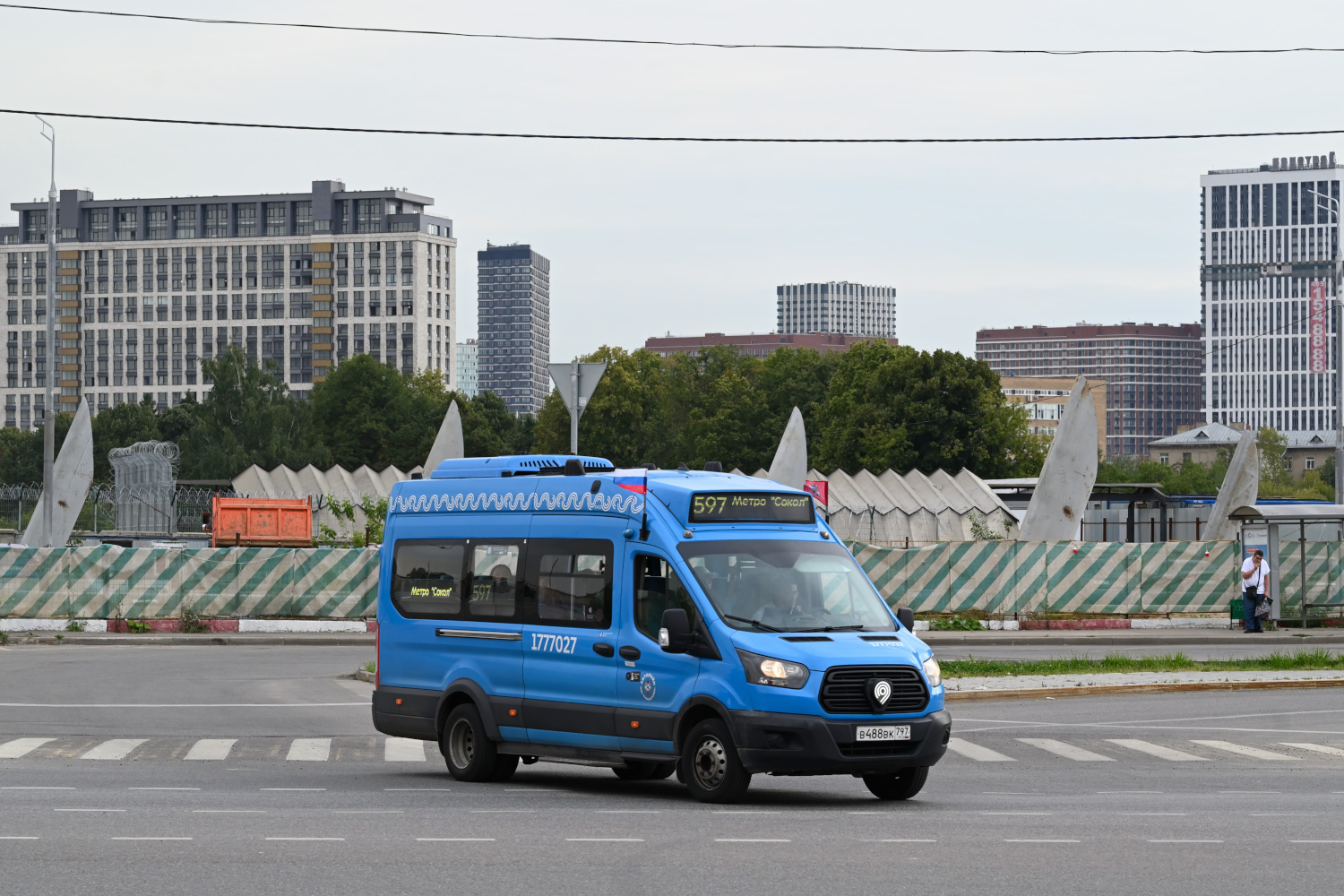 Москва, Нижегородец-222708 (Ford Transit FBD) № 1777027