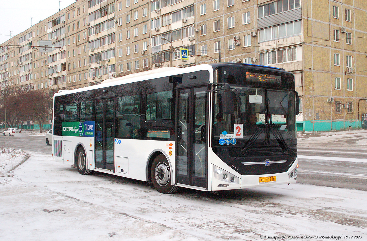 Хабаровский край, Zhong Tong LCK6105HG № АВ 511 27