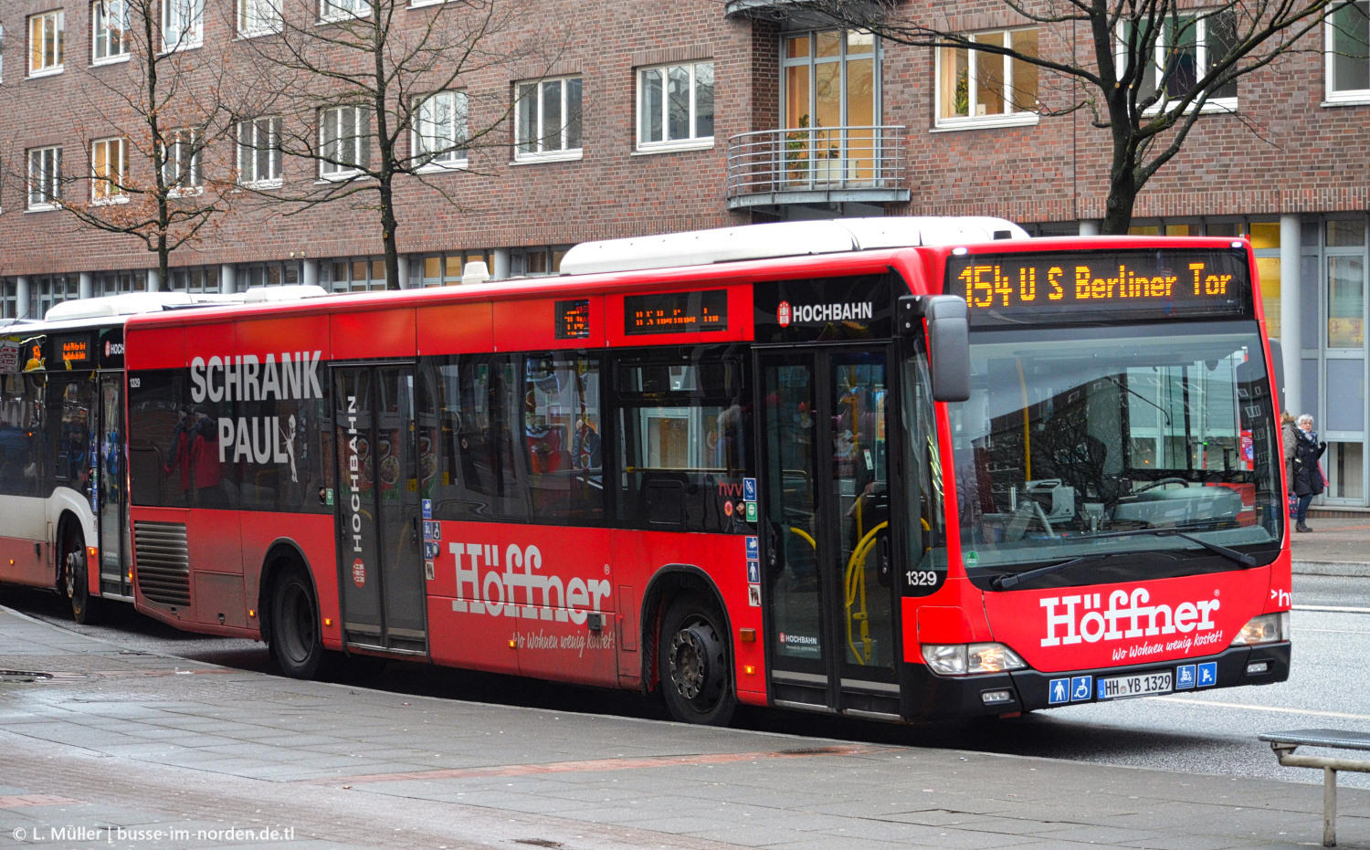 Гамбург, Mercedes-Benz O530 Citaro facelift № 1329