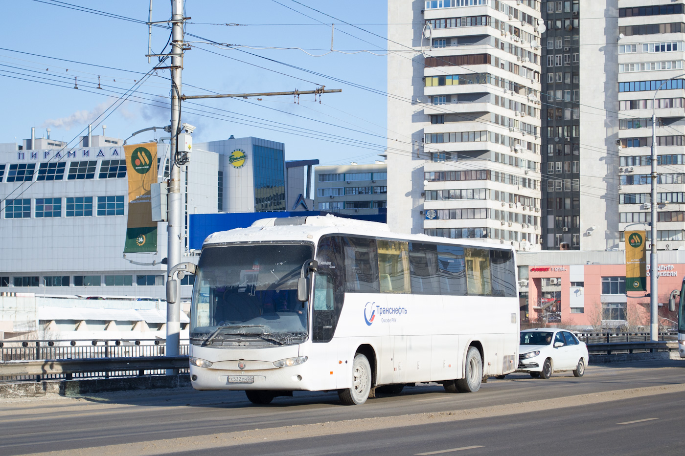 Омская область, Marcopolo Andare 1000 (ГолАЗ) (Hyundai) № Х 532 УН 55