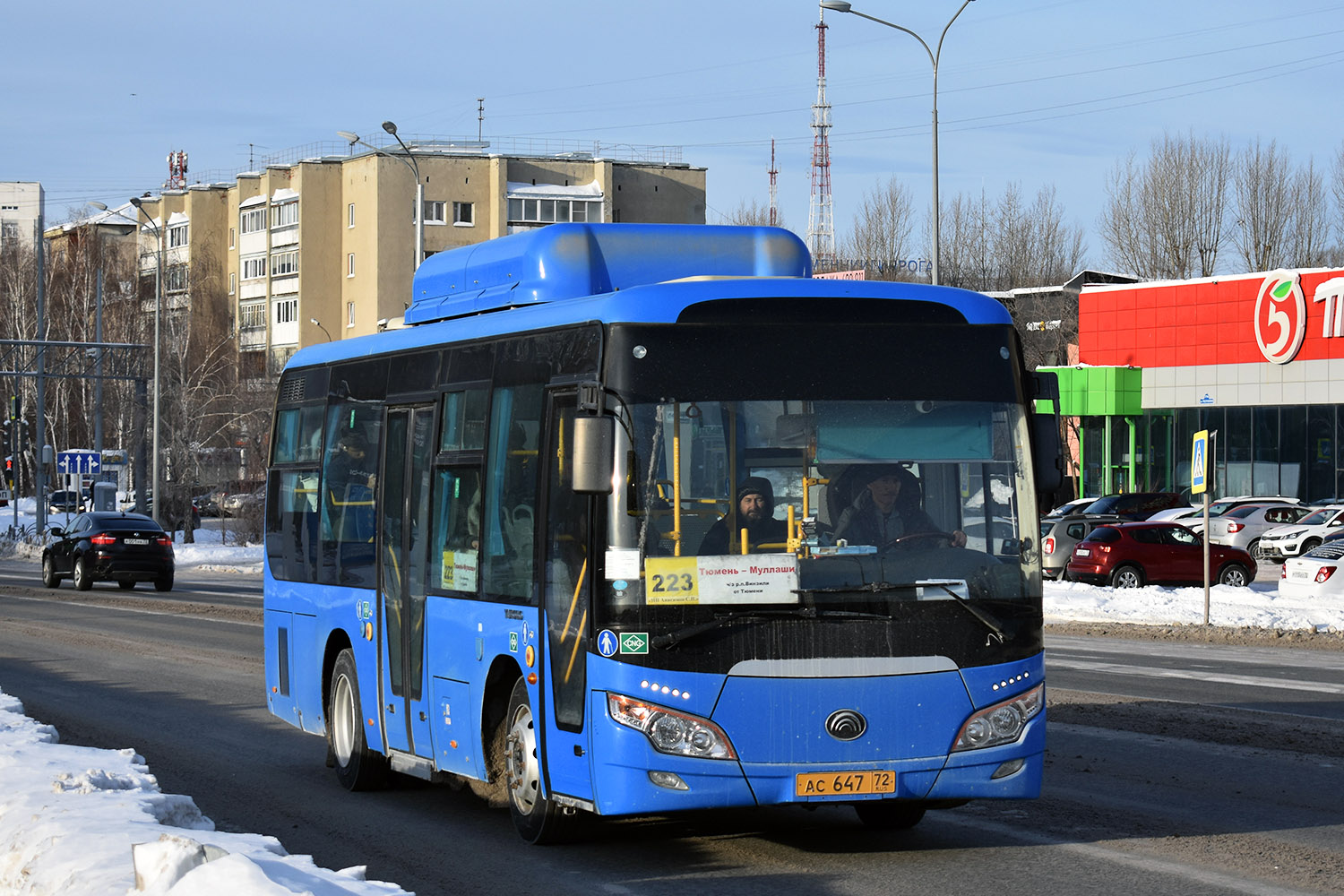 Тюменская область, Yutong ZK6852HG № АС 647 72