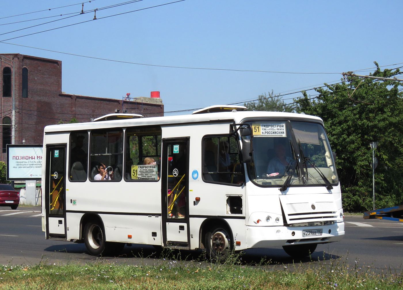 Краснодарский край, ПАЗ-320302-12 № Х 239 ВВ 193