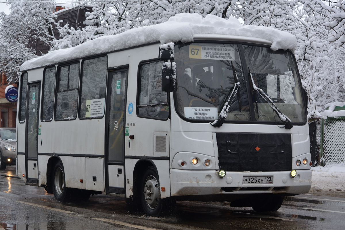 Краснодарский край, ПАЗ-320402-04 № Р 325 ХН 123