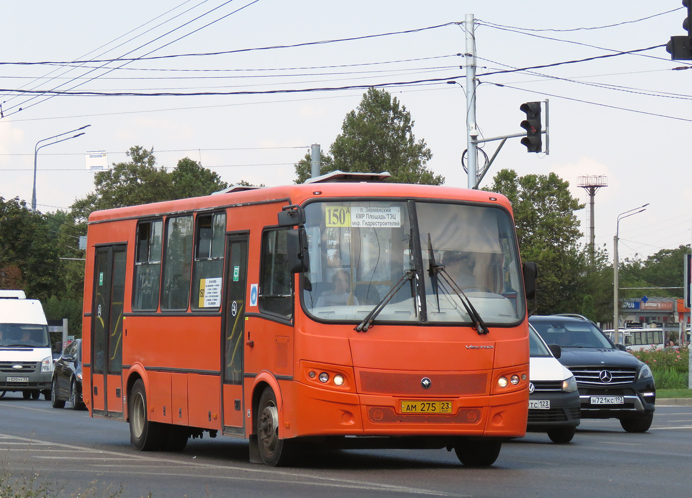 Краснодарский край, ПАЗ-320414-05 "Вектор" (1-2) № АМ 275 23