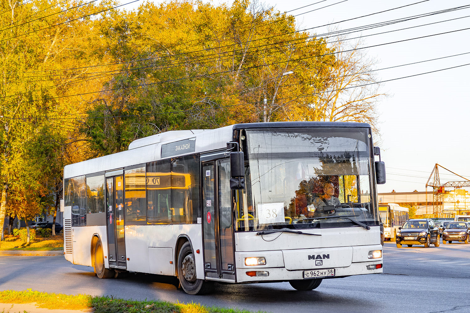 Пензенская область, MAN A21 NL313 № С 962 НУ 58