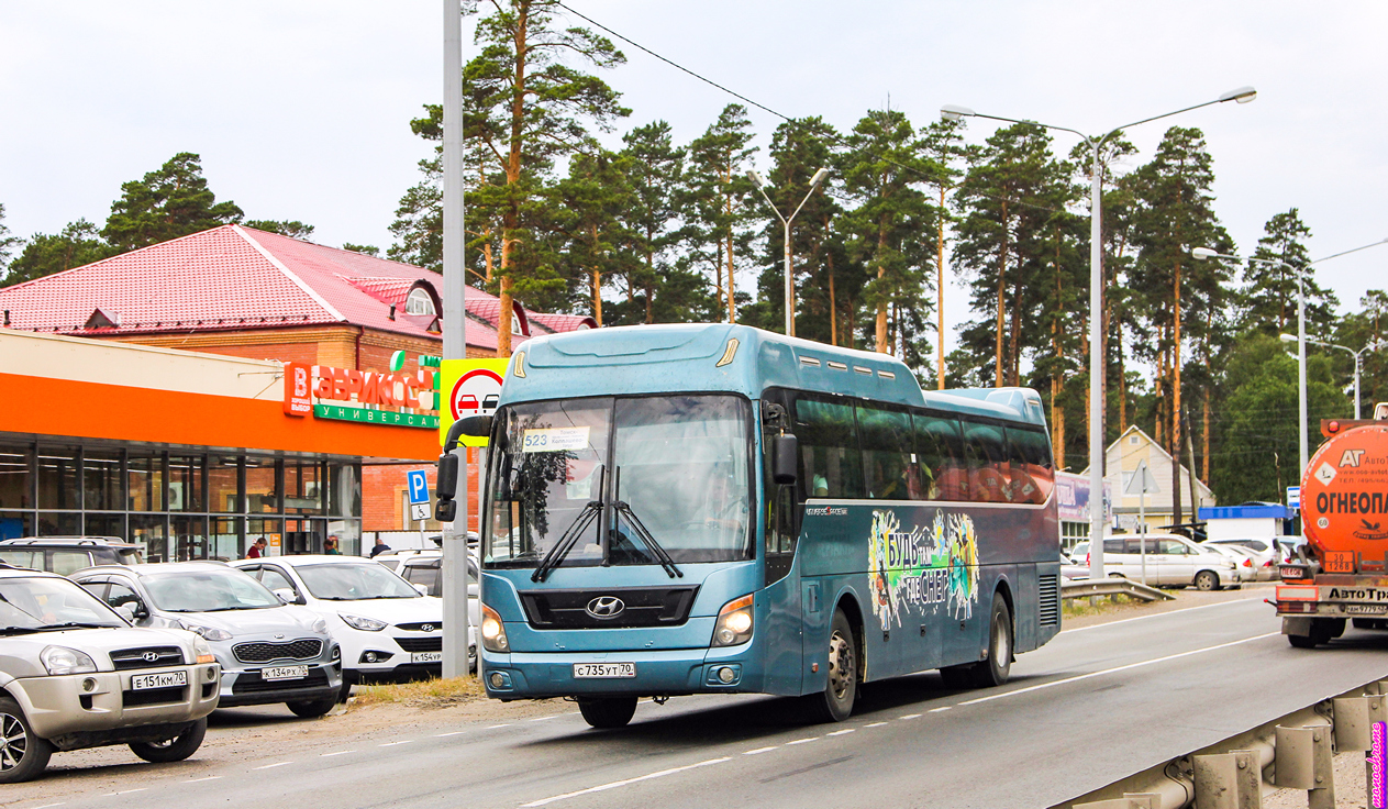 Томская область, Hyundai Universe Space Luxury № С 735 УТ 70 Томская область, Hyundai Universe Space Luxury № С 735 УТ 70