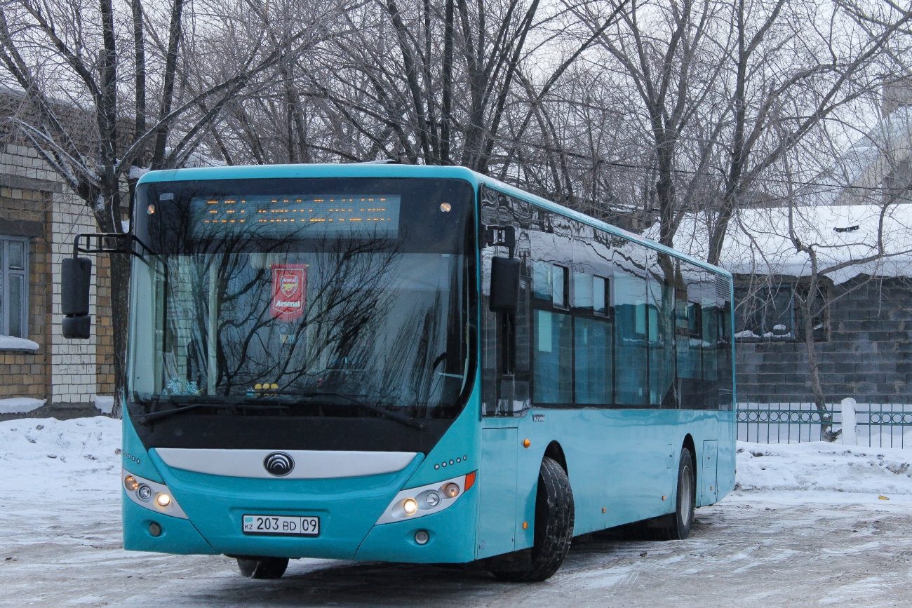 Карагандинская область, Yutong ZK6118HGA № 203 BD 09