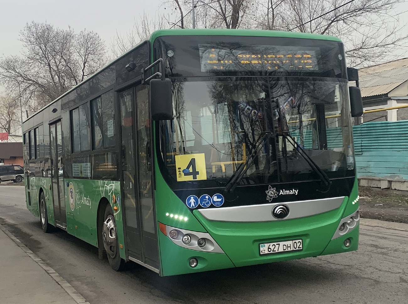 Алматы, Yutong ZK6118HGA (QazTehna) № 627 DH 02